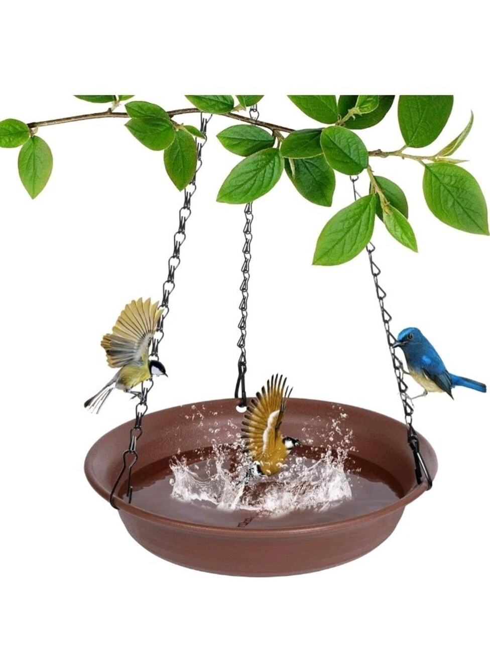 Hanging Bird Bath, Hanging Bird Water Feeder for Outdoors, Feeder Bowl s20